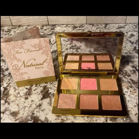 Too Faced Natural Face Palette - Never Used!